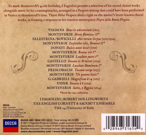 I Fagiolini: Monteverdi The Other Vespers [CD]