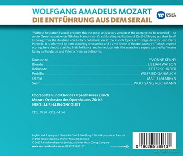 Harnoncourt & Kenny & Watson & Schreier: Mozart: Die Enftfuhrung Aus Dem Serail [CD]