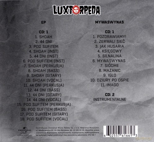 Luxtorpeda: Mywaswynas + EP [3CD]