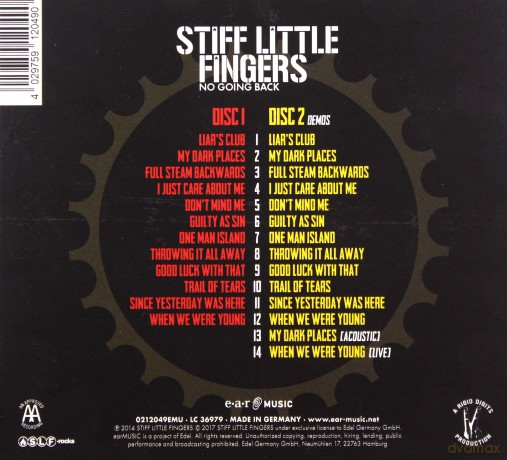 Stiff Little Fingers: No Going Back (digipack) [2CD]