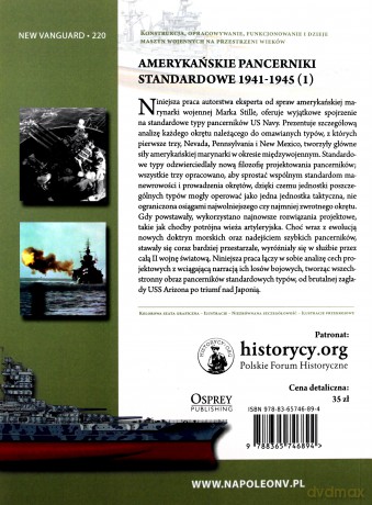 Amerykańskie pancerniki standardowe 1941-1945 - Mark E. Stille [KSIĄŻKA]