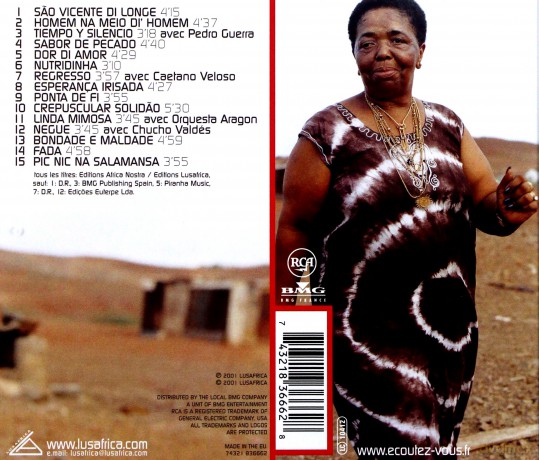 Cesaria Evora: Sao Vicente Di Longe (French Version) [CD]