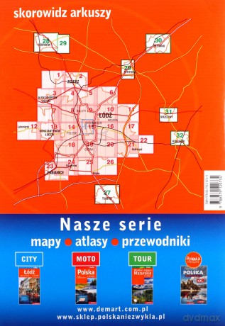 Atlas miasta Łódź plus XX 1:16000 [KSIĄŻKA]