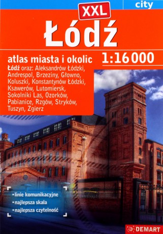 Atlas miasta Łódź plus XX 1:16000 [KSIĄŻKA]