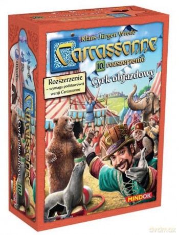 Carcassonne 10 - Cyrk objazdowy Edycja 2 [GRA PLANSZOWA]