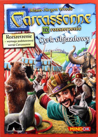 Carcassonne 10 - Cyrk objazdowy Edycja 2 [GRA PLANSZOWA]