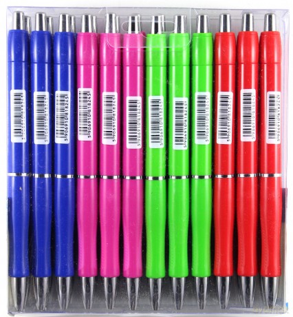 Długopis Sorento Colour niebieski (24 szt)