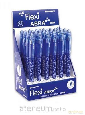 Długopis ścieralny Flexi Abra niebieski (24 szt)