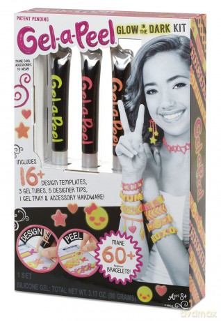 Gel-a-Peel Magiczny Żel 3-pak Świecący w ciemności