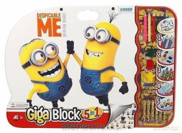 Giga Block - Zestaw dla artysty 5w1 - Minionki 2