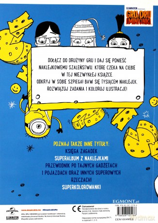 Gru, Dru i minionki. 1000 naklejek [KSIĄŻKA]