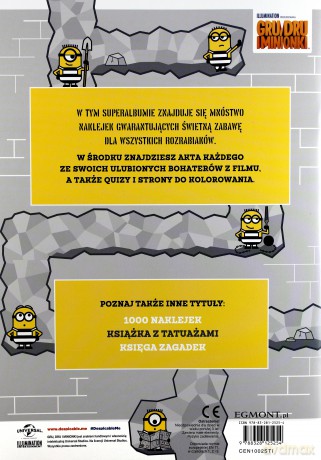 Gru, Dru i minionki. Superalbum z naklejkami [KSIĄŻKA]