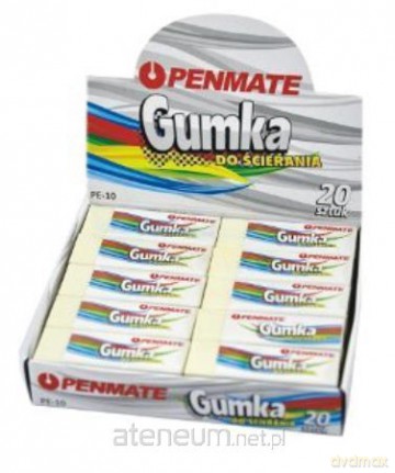 Gumka do ścierania PE-10 (20 szt)