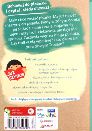 Już czytam! Troll z ulicy Lipowej (Tom 16) - Katarzyna Szestak [KSIĄŻKA]