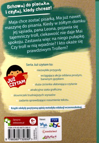 Już czytam! Troll z ulicy Lipowej (Tom 16) - Katarzyna Szestak [KSIĄŻKA]