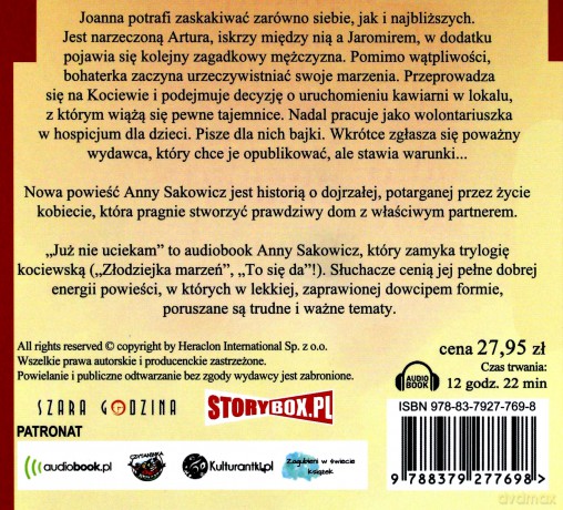 Już nie uciekam - Anna Sakowicz [AUDIOBOOK]