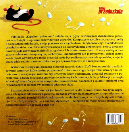 Kapelusz pełen nut. Zabawy muzyczne [KSIĄŻKA]+[CD]