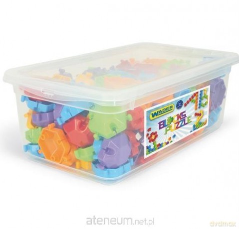 Klocki puzzle 120 elementów w boxie [KLOCKI]