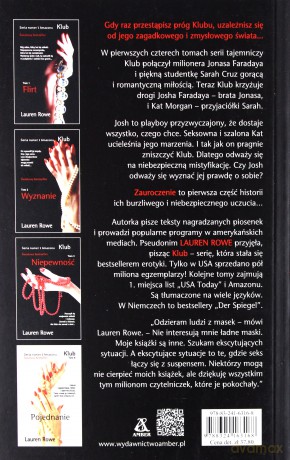 Klub (Tom 5) Zauroczenie - Lauren Rowe [KSIĄŻKA]