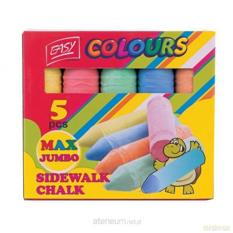 Kreda chodnikowa jumbo 5 kolorów