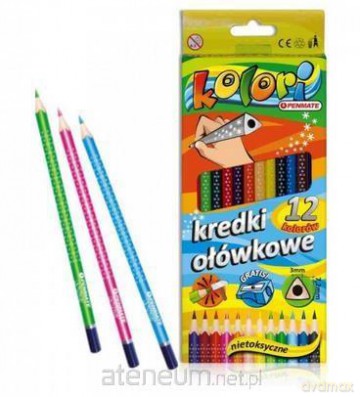 Kredki Premium Kolori 12 kolorów