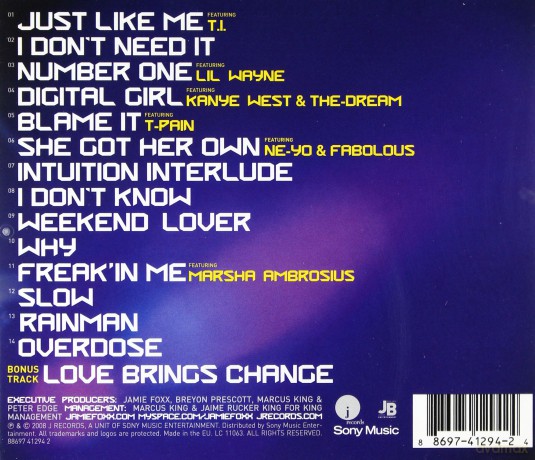 Jamie Foxx: Intuition Explicit Version [CD]