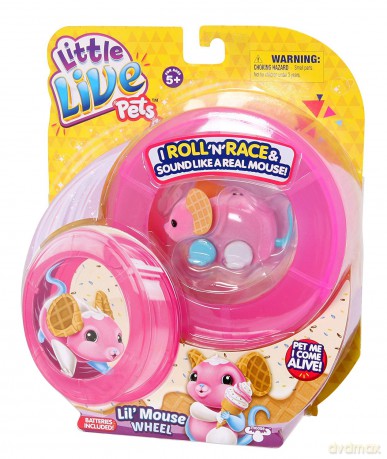 Little Live Pets. Myszka z kołowrotkiem