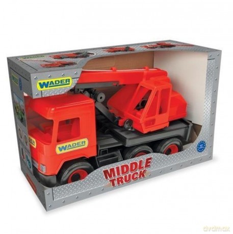 Middle truck - Betoniarka czerwona