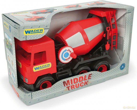 Middle truck - Betoniarka czerwona