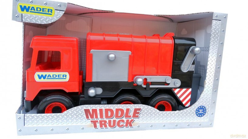 Middle truck - Śmieciarka czerwona