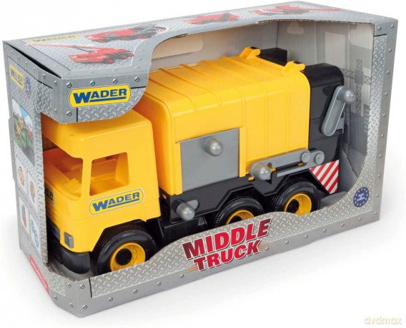 Middle truck - Śmieciarka żółta