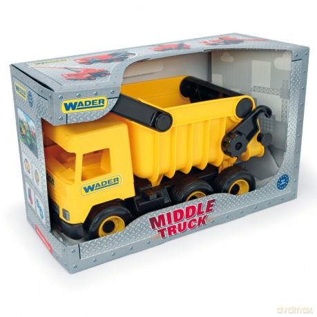 Middle truck - Wywrotka żółta