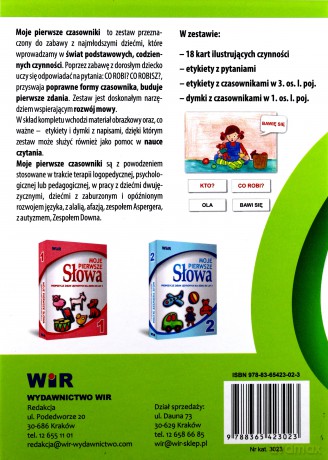 Moje pierwsze czasowniki - Agnieszka Fabisiak-Majcher, Elżbieta Ławczys [KSIĄŻKA]