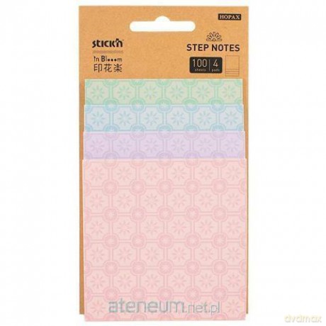Notesy Magic Pads 4stop. 4x25 kartek bloom kwitay