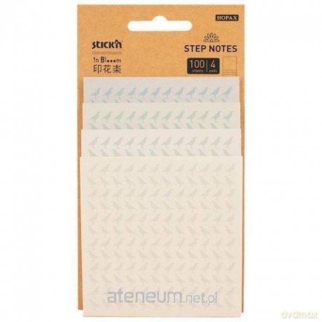 Notesy Magic Pads 4stop. 4x25 kartek bloom ptaki