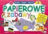Papierowe zabawy 2 Koloruj, składaj, naklejaj [KSIĄŻKA]
