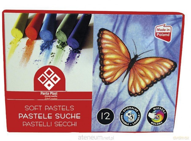 Pastele Suche Cienkie 12 Kolorów