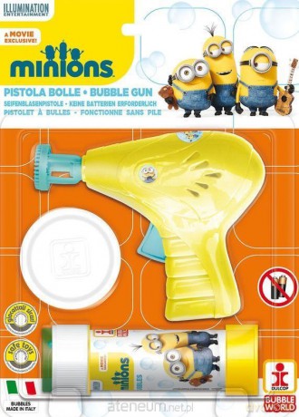 Pistolet do robienia baniek mydlanych Minions
