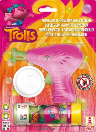 Pistolet do robienia baniek mydlanych Trolls