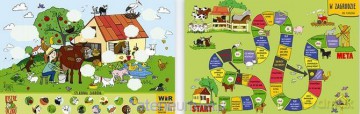 Plansza edukacyjna. Sylabowa zagroda