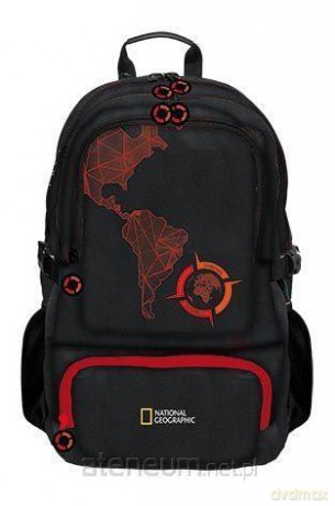 Plecak szkolny National Geographic Compass Red