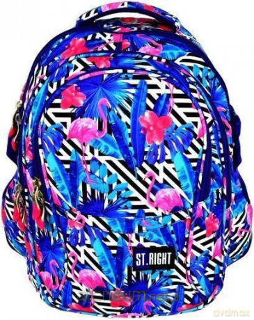 Plecak szkolny Stright BP-01 Flamingo Pink&Blue