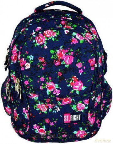 Plecak szkolny Stright BP-01 Night Rose Garden