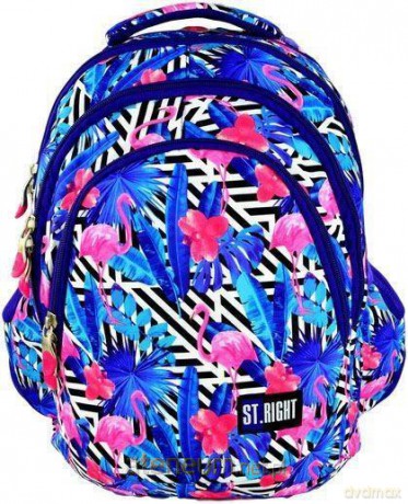 Plecak szkolny Stright BP-06 Flamingo Pink&Blue