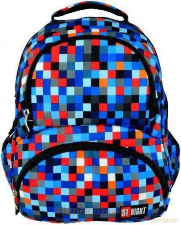 Plecak szkolny Stright BP-07 Pixelmania Blue