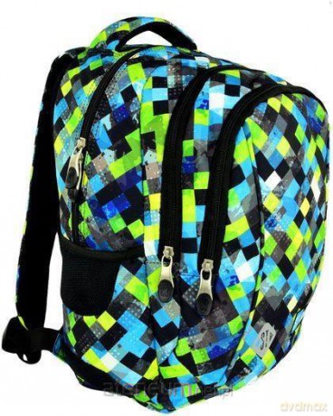 Plecak szkolny Stright BP-26 Pixelmania Green
