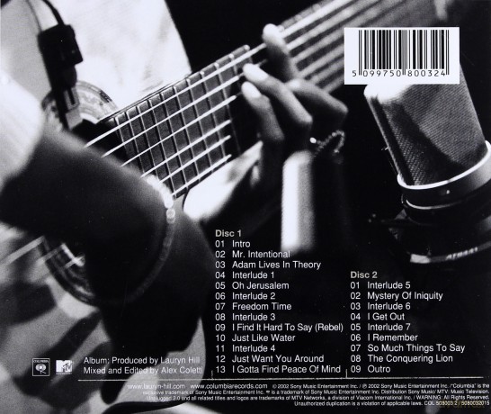 Lauryn Hill: MTV Unplugged No. 2.0 [2CD]