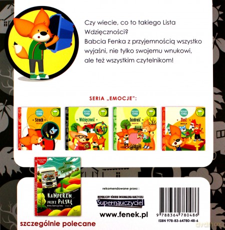 Przygody Fenka. Emocje. Wdzięczność - Magdalena Gruca, Ewa Zontek [KSIĄŻKA]