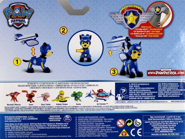 Psi Patrol Figurka akcji z odznaką Patrol [FIGURKA]