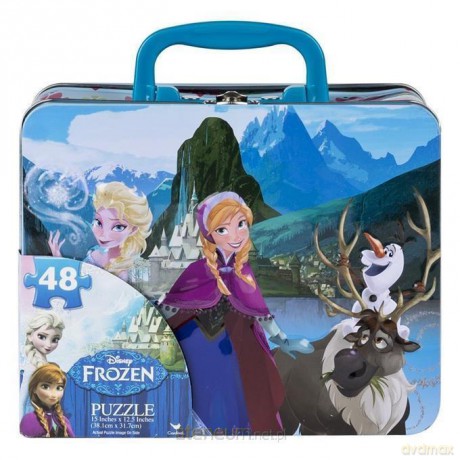 Puzzle Frozen w metalowym kuferku [PUZZLE]